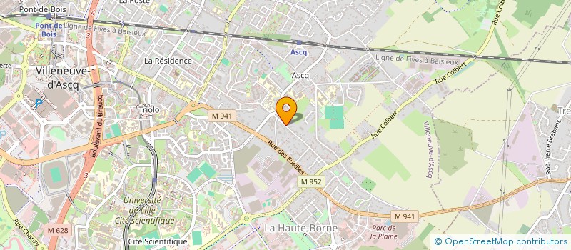 localisation de l'entreprise LBS SERVICES à VILLENEUVE-D'ASCQ