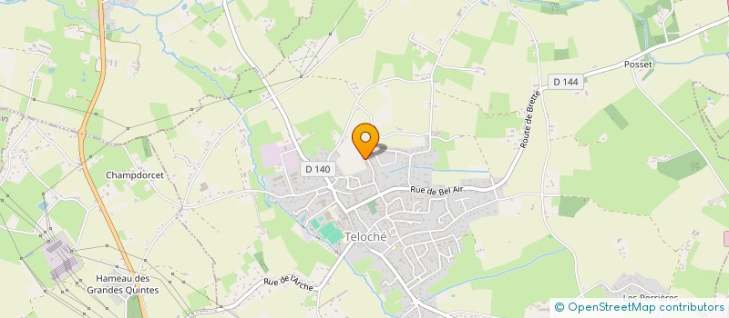 localisation de l'entreprise LBS VENTILATION  TELOCHE