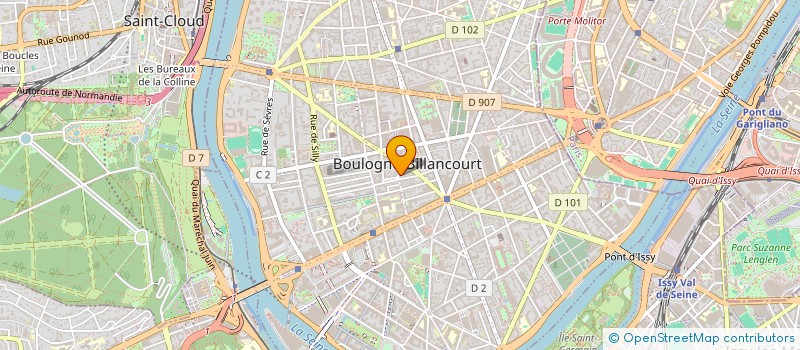 localisation de l'entreprise LBS33  BOULOGNE-BILLANCOURT