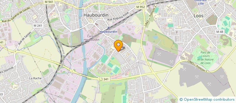 localisation de l'entreprise LBSL  HAUBOURDIN