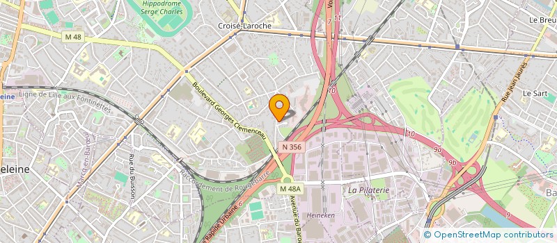 localisation de l'entreprise LBT 17 à MARCQ-EN-BARŒUL