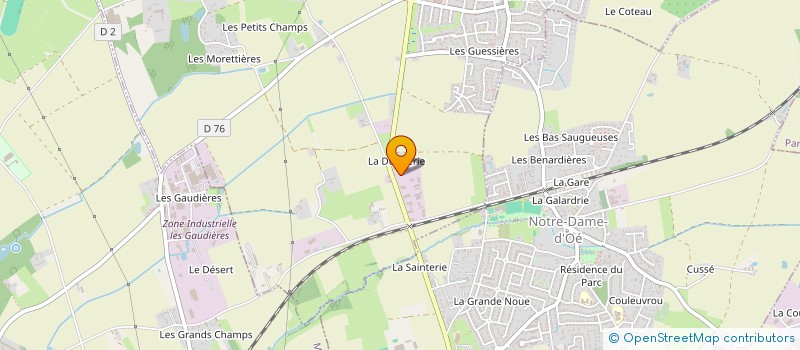 localisation de l'entreprise LBT à CHANCEAUX-SUR-CHOISILLE