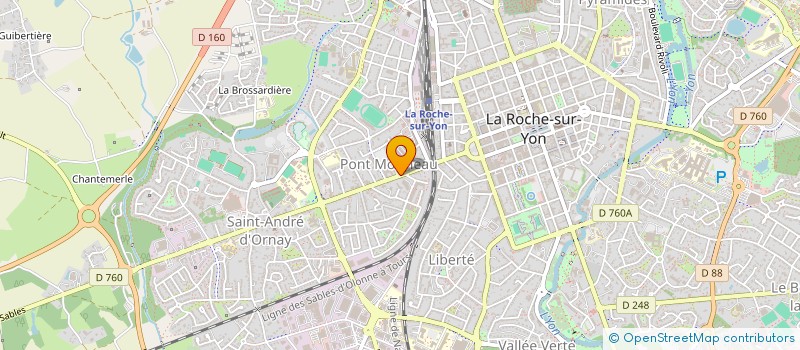 localisation de l'entreprise LBT INVESTISSEMENTS  LA ROCHE-SUR-YON