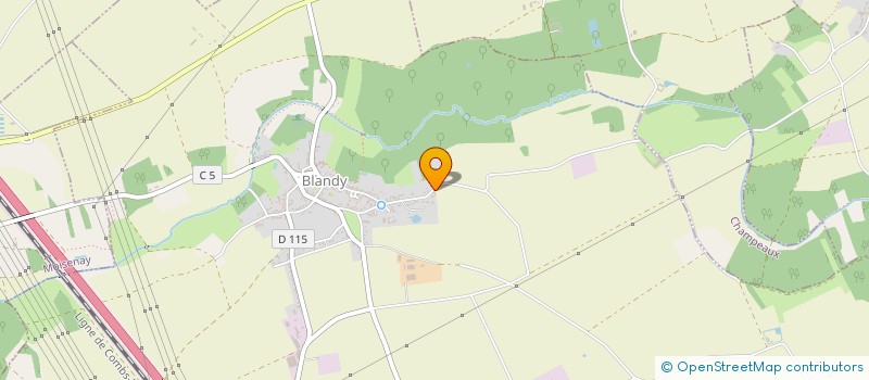 localisation de l'entreprise LBTB à BLANDY