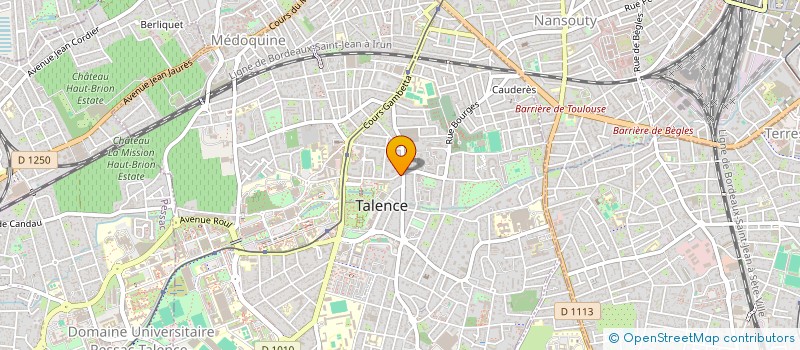 localisation de l'entreprise LBTG à TALENCE