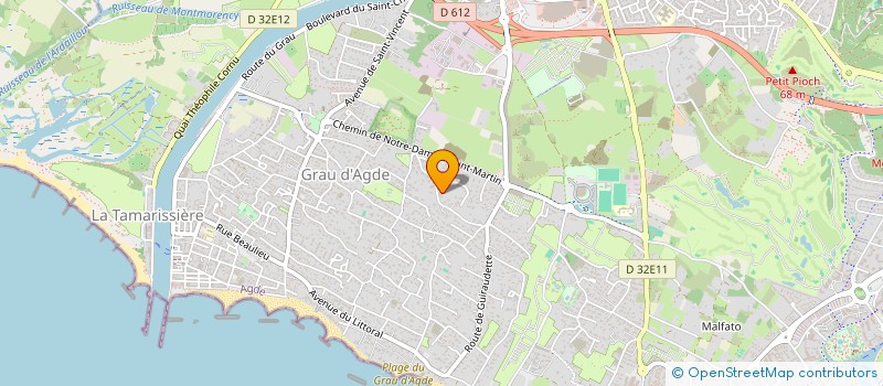 localisation de l'entreprise LBTP à AGDE