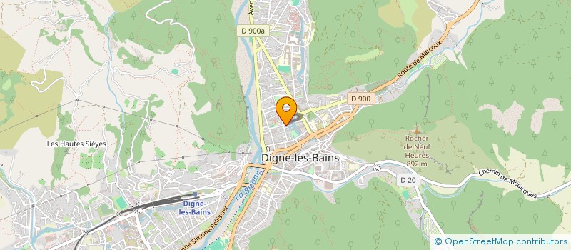 localisation de l'entreprise LBTP CONCEPT à DIGNE-LES-BAINS