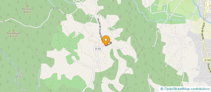 localisation de l'entreprise LBTP & ENVIRONNEMENTS  SEILLANS