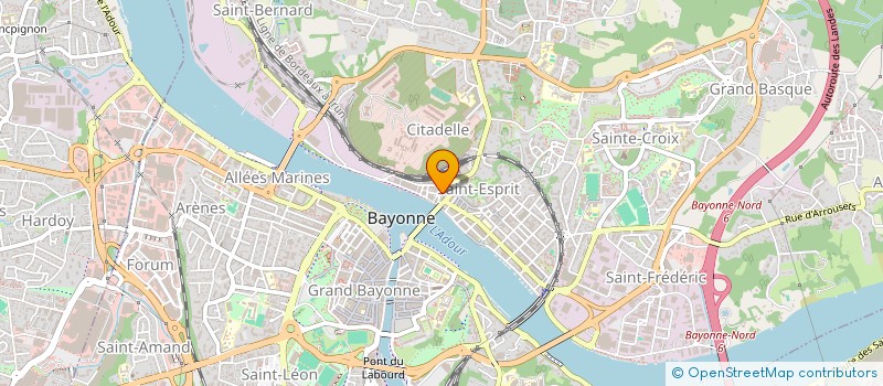 localisation de l'entreprise LBU  BAYONNE