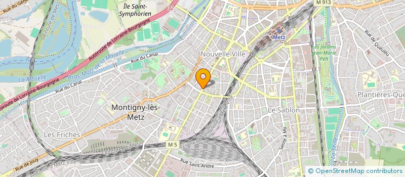 localisation de l'entreprise LBV  METZ