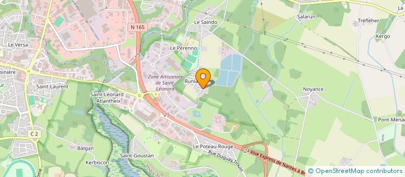 localisation de l'entreprise LBV  THEIX-NOYALO