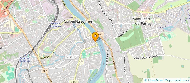 localisation de l'entreprise LBV SN à CORBEIL-ESSONNES