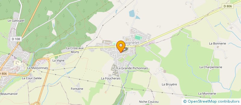 localisation de l'entreprise LBVB  LAIGNELET