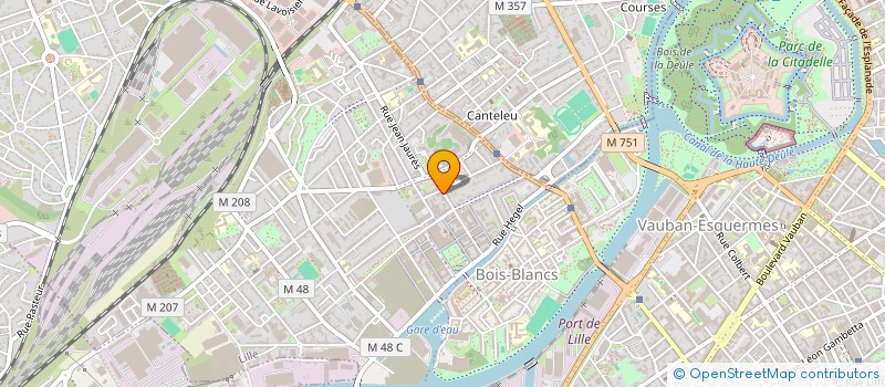 localisation de l'entreprise LBVD MEZIDON à LILLE
