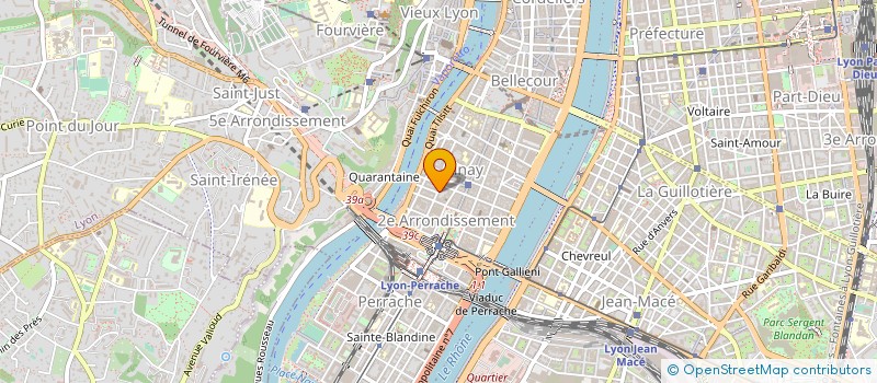 localisation de l'entreprise LBVF GROUP à LYON