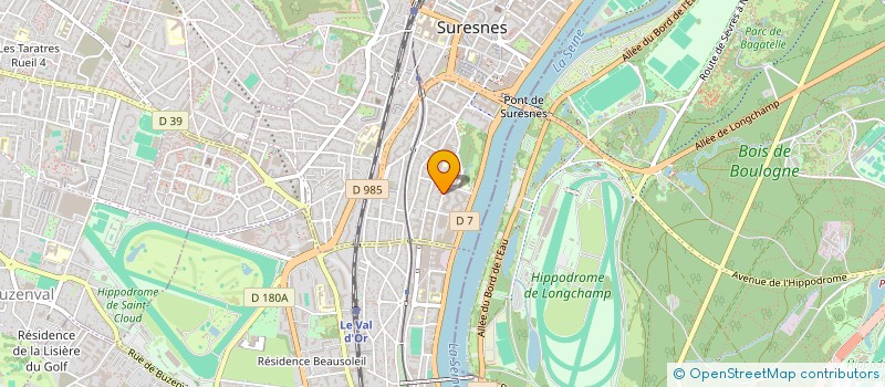 localisation de l'entreprise LBVX INTERNATIONAL à SURESNES