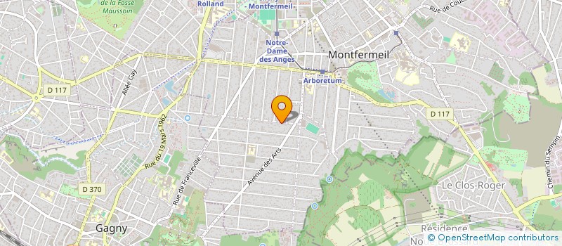 localisation de l'entreprise LBX URBAN RIDE  MONTFERMEIL