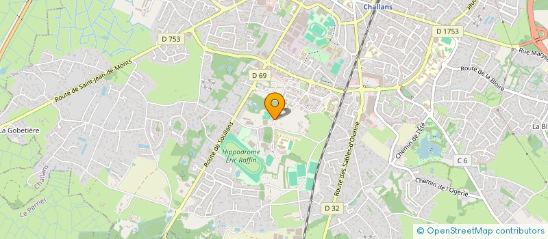 localisation de l'entreprise LBZ à CHALLANS