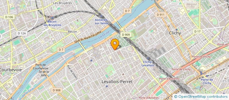 localisation de l'entreprise LBZ HOLDING à LEVALLOIS-PERRET