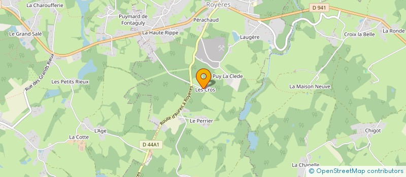 localisation de l'entreprise LC 1  ROYERES