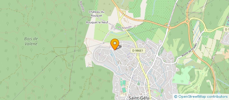 localisation de l'entreprise LC 2 AMENAGEMENT  SAINT-GELY-DU-FESC