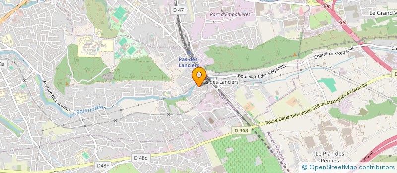 localisation de l'entreprise LC 23  MARIGNANE