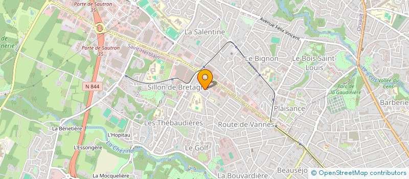 localisation de l'entreprise LC 25  SAINT-HERBLAIN