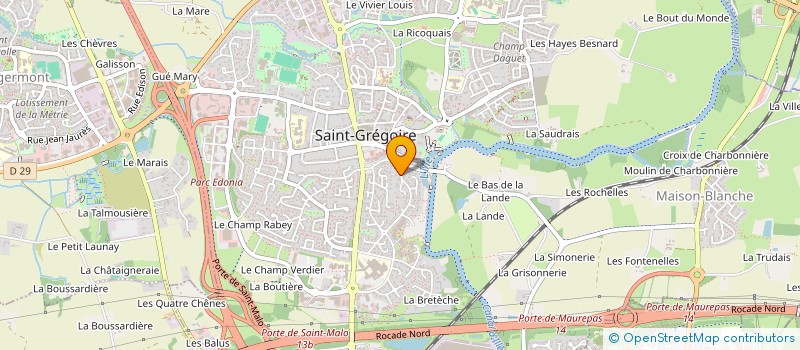 localisation de l'entreprise LC 35  SAINT-GREGOIRE