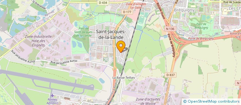 localisation de l'entreprise LC  SAINT-JACQUES-DE-LA-LANDE