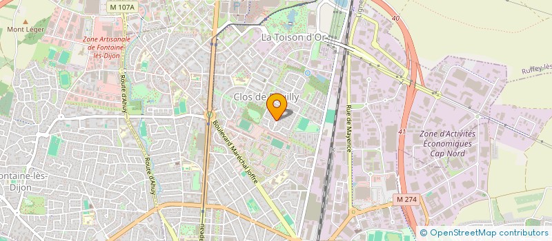 localisation de l'entreprise LC à DIJON