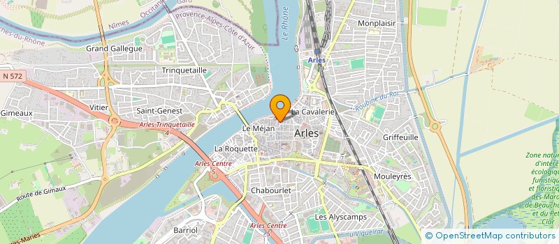 localisation de l'entreprise LC à ARLES