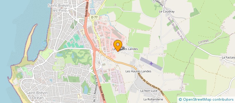 localisation de l'entreprise LC à SAINT-BREVIN-LES-PINS