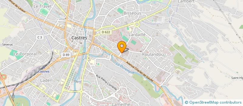 localisation de l'entreprise LC  CASTRES