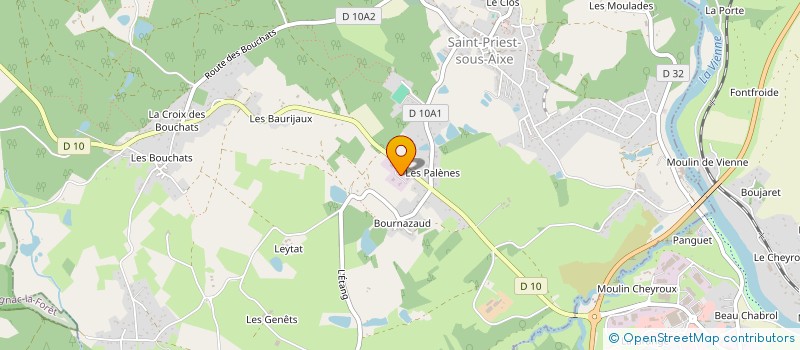 localisation de l'entreprise LC à SAINT-PRIEST-SOUS-AIXE