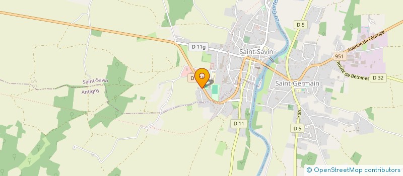 localisation de l'entreprise LC 86  CHAUVIGNY