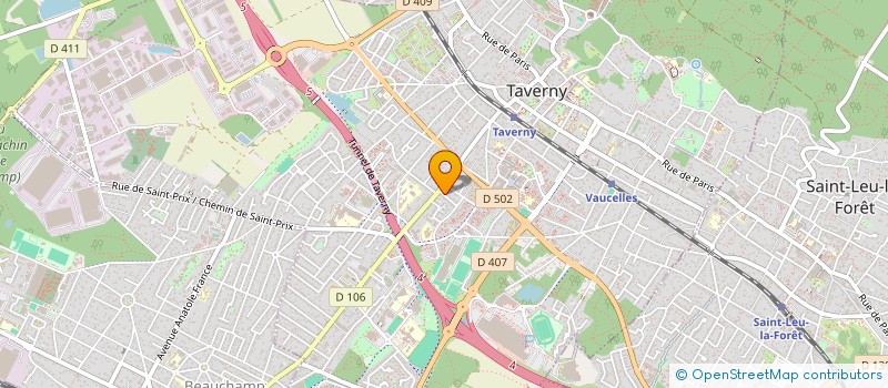 localisation de l'entreprise LC  TAVERNY