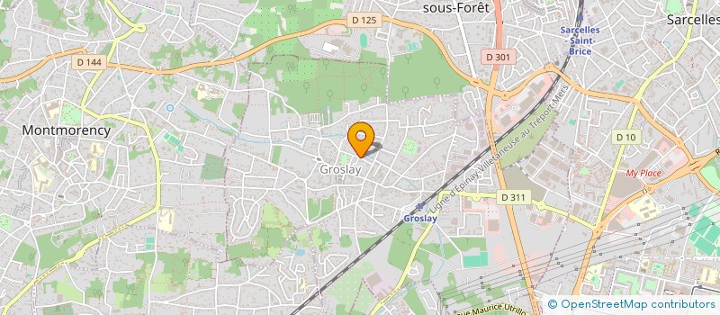 localisation de l'entreprise LC  GROSLAY