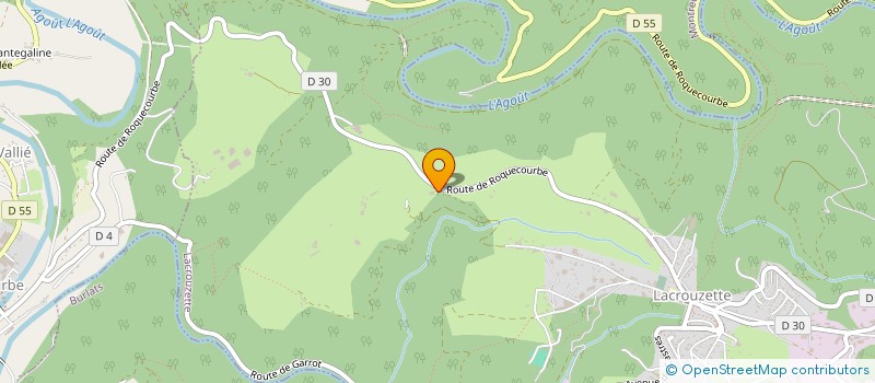 localisation de l'entreprise LC  LACROUZETTE