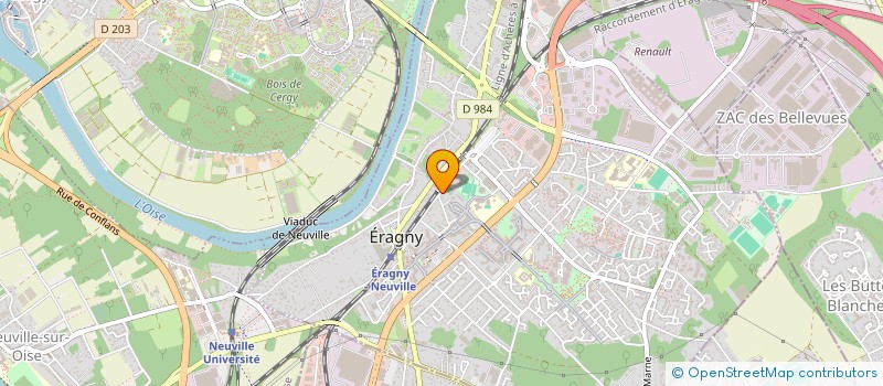 localisation de l'entreprise LC  ERAGNY