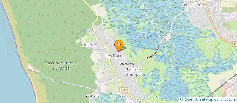 localisation de l'entreprise LC à LES SABLES-D'OLONNE