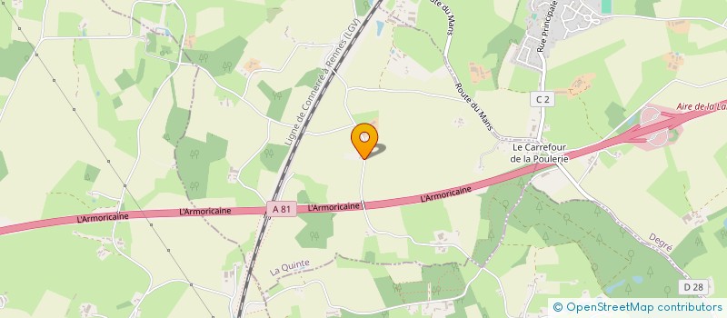 localisation de l'entreprise LC  LA QUINTE