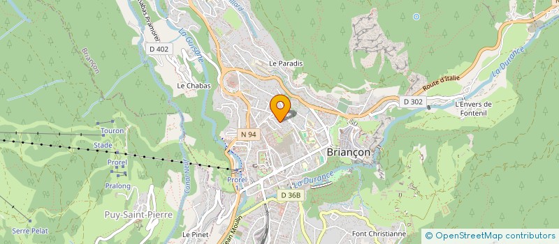 localisation de l'entreprise LC AMENAGEMENT à BRIANCON