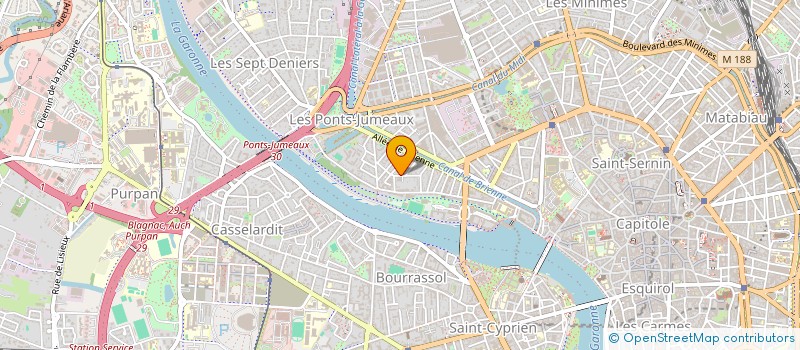 localisation de l'entreprise LC AMIDONNIERS à TOULOUSE