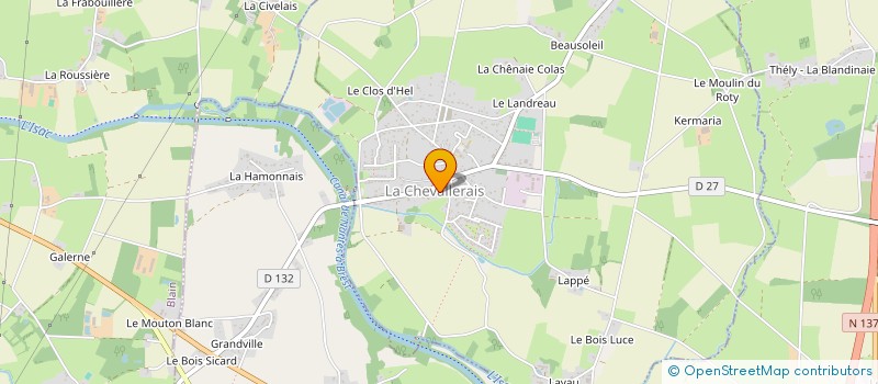 localisation de l'entreprise LC AND CO  LA CHEVALLERAIS