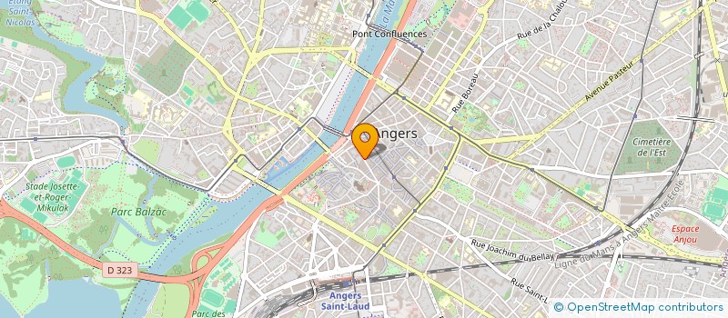 localisation de l'entreprise LC ANGERS à ANGERS