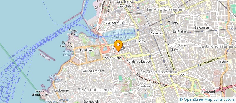 localisation de l'entreprise LC AQUA 13007 à MARSEILLE