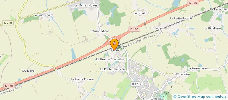 localisation de l'entreprise LC-AS à SAINTE-FLAIVE-DES-LOUPS