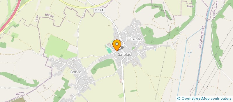 localisation de l'entreprise LC ASSISTANCE à SATOLAS-ET-BONCE