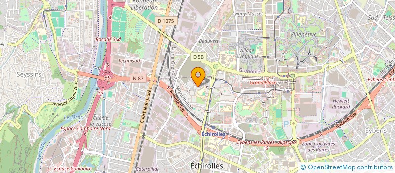 localisation de l'entreprise LC AUTO à ECHIROLLES