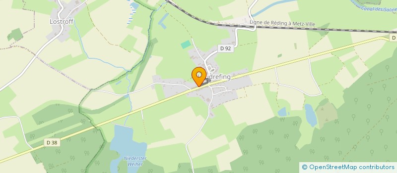 localisation de l'entreprise LC AUTO  LOUDREFING